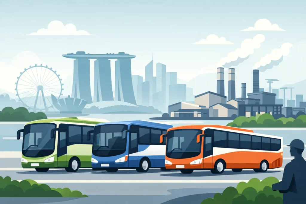 Best Buses for Factory Routes in Singapore Best Buses for Factory Routes in Singapore