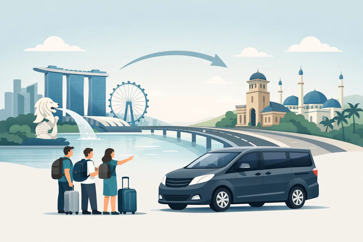 Singapore to Johor Private Transfer for Groups