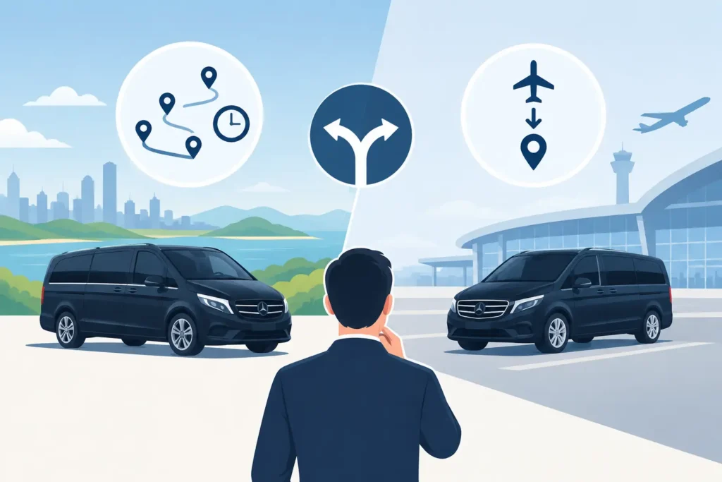 Hourly Charter Versus Transfer: Which Fits?