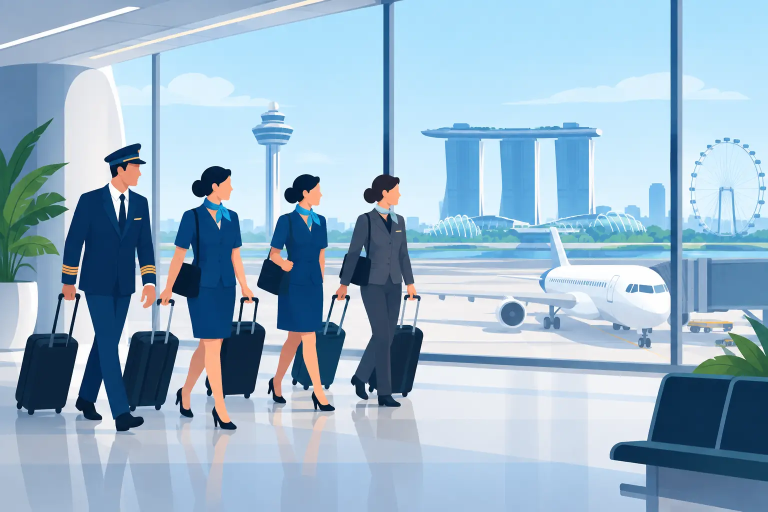 How to Organize Airport Crew Arrivals in Singapore How to Organize Airport Crew Arrivals in Singapore