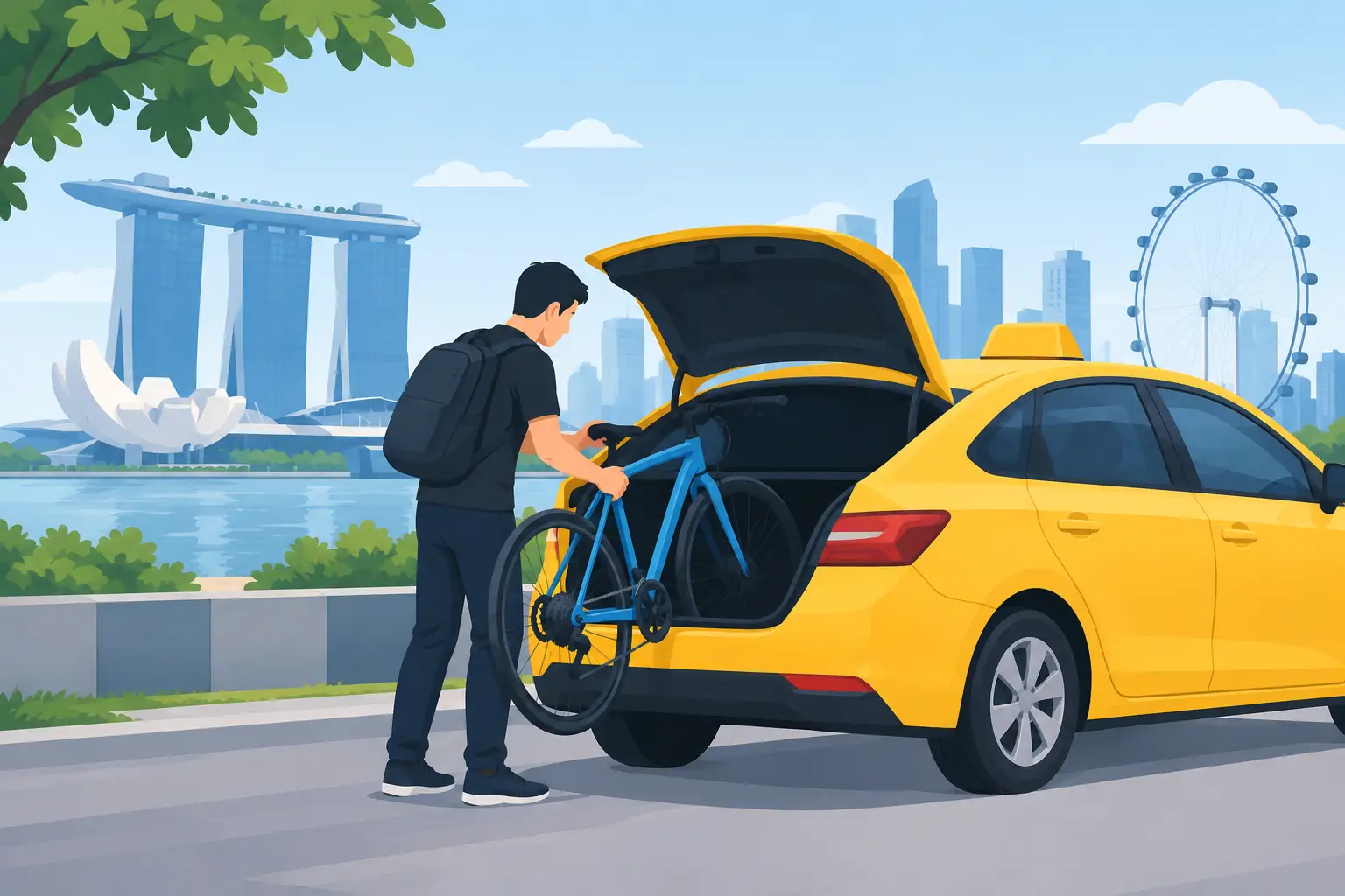 Taxi for Bicycle Transport Singapore Booking Tips