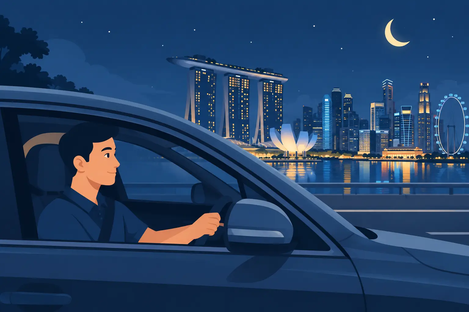 Are Drivers Available Overnight in Singapore?