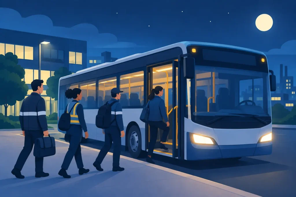 Can Buses Serve Night Shifts for Your Team? Can Buses Serve Night Shifts for Your Team?