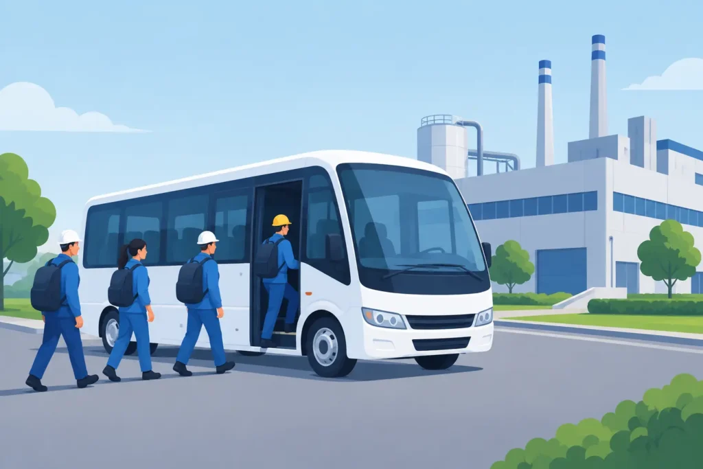 Factory Shuttle Example for Reliable Shift Transport